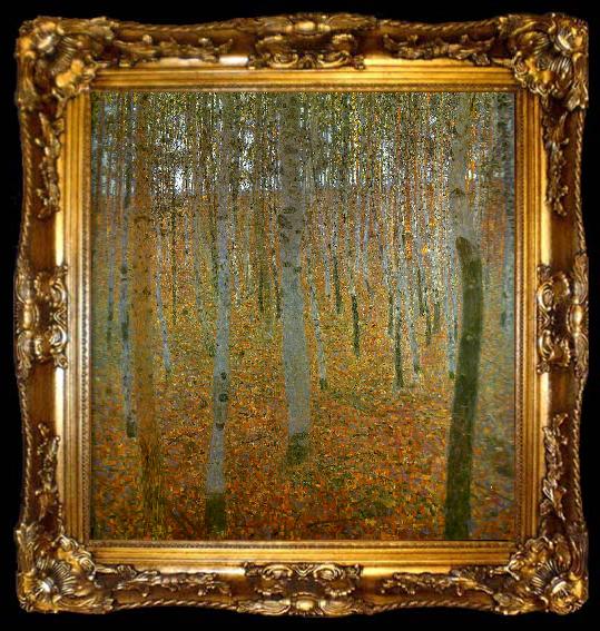 framed  Gustav Klimt bjorkskog, ta009-2